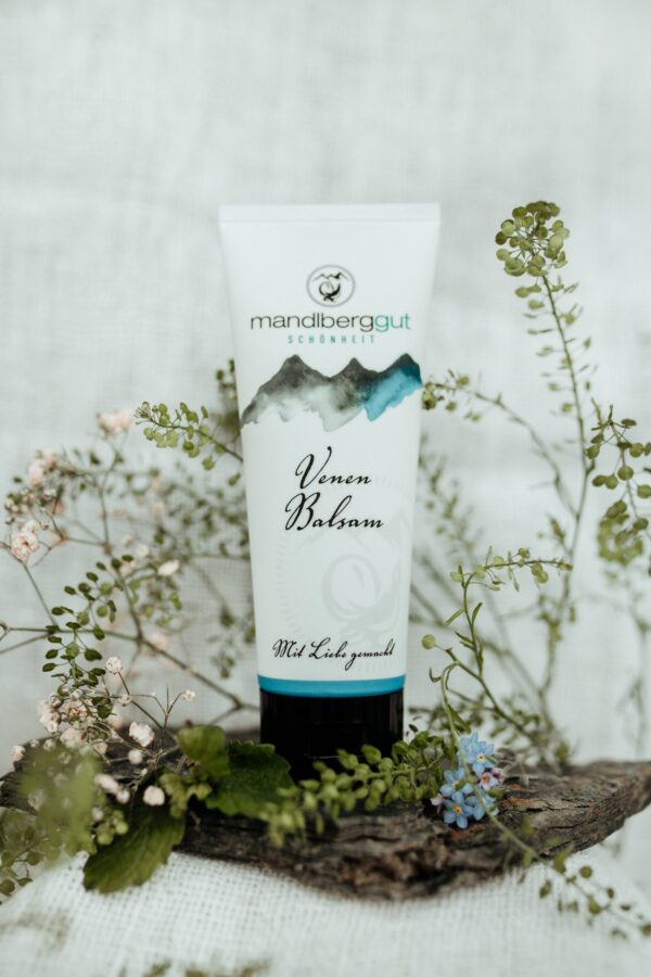 Venen Balsam vom Mandlberggut mit Minze, Rosskastanie und Aloe Vera