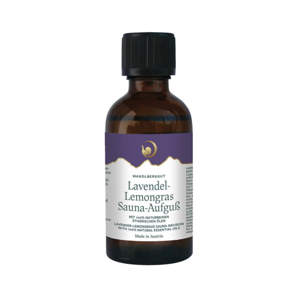 Saunaaufguss Lavendel mit Lemongras vom Mandlberggut